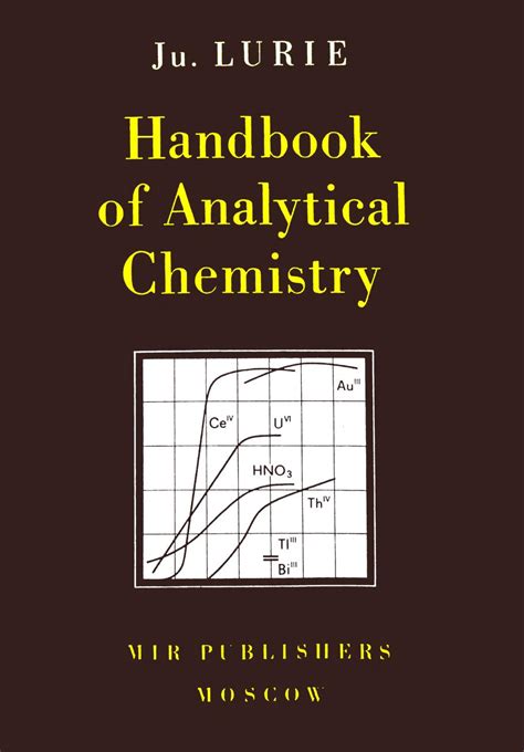 Handbook Of Analytical Chemistry By Ju Lurie Mir Books