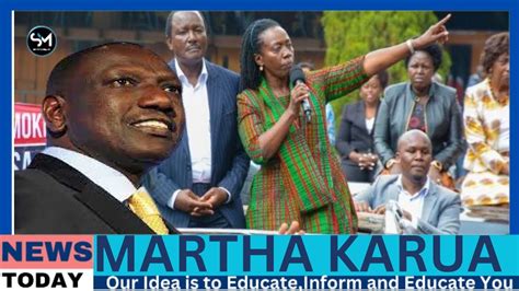 Umetufinyilia Sana Mwizi Wewe Martha Karua Lectures Ruto Like A Small