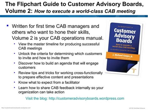 Customer Advisory Boards Best Practices