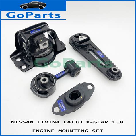 Engine Mounting Set 4pc Nissan Grand Livina 1 8cc Latio 1 8cc Shopee