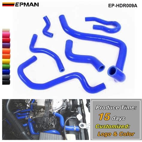 Epman Silicone Turbo Intercooler Radiator Heater Hose Kit For Honda