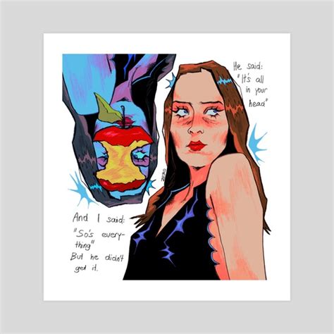 Fiona Apple Art Print An Art Print By El Inprnt