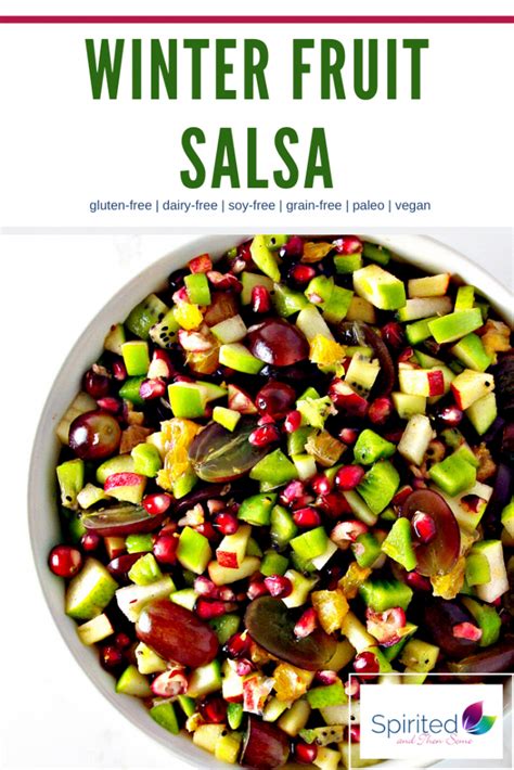 Winter Fruit Salsa Is A Delicious Thanksgiving Or Christmas Appetizer