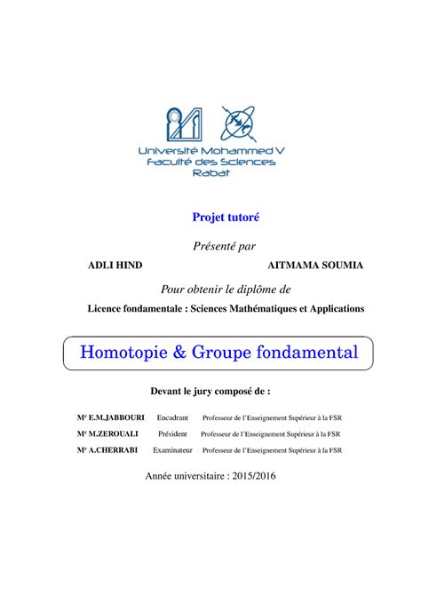 Sdic Pl Pfe Chimie Projet Tutor Pr Sent Par Adli Hind Aitmama