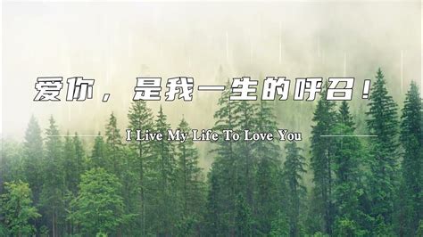 【愛祢，是我一生的呼召 I Live My Life To Love You】f Key Mk Hu 胡海峰 Cover Youtube