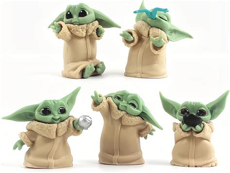 Buy 2.2-Inch Baby Yoda Action Figure Toy, Baby Yoda Toys for Kids, Baby ...