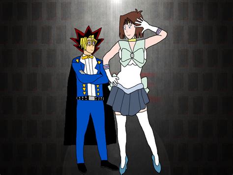 Tuxedo Yugi Muto And Sailor Tea Gardner By Dbranger09 On Deviantart