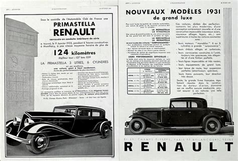 Renault Stella 4 Alte Werbungen Publicités 1931 33 Kaufen auf Ricardo