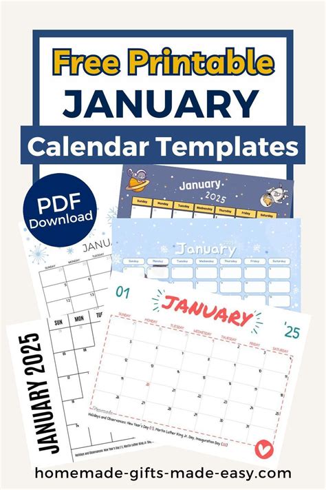 January 2025 Calendar Printable With Holidays In 2024 Calendar