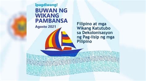 Buwan Ng Wika 2021 Theme Official Memo Poster Sample Slogan The