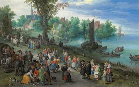 Pieter Bruegel Famous Paintings Brueghel Vell Revelry - lacoquetteac