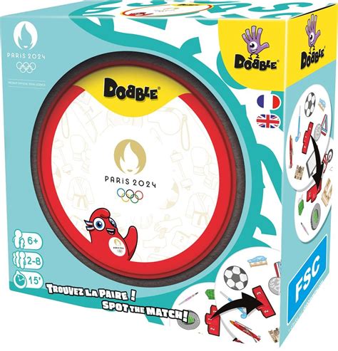 Dobble Jeux Olympique Paris 2024 Jeux de société Espritjeu