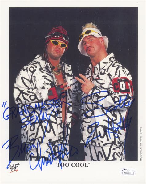 Scott Taylor And Brian Christopher Signed Wwe Too Cool 8x10 Photo Jsa Coa Pristine Auction