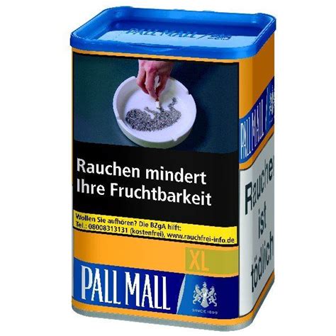 Pall Mall Blue Xl Gramm Tabak Shop