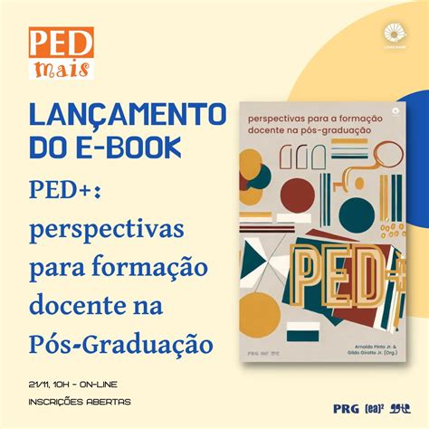 Lançamento do livro PED perspectivas para formação docente na Pós