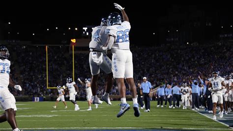 Video Unc Clinches Victory Bell With Late Touchdown Highlights Tar