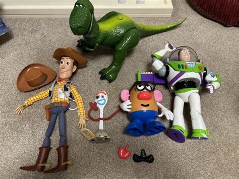 TOY STORY FIGURE Bundle Rex Woody Buzz Lightyear Forky And Potato