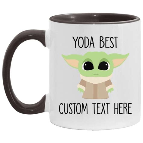 Yoda Best Custom Baby Yoda Mug Personalized Yoda Best Mug Etsy