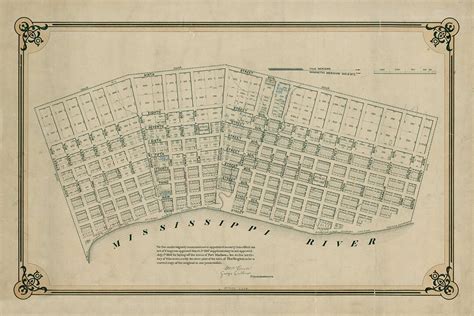 1837 Map of Burlington Iowa - Etsy