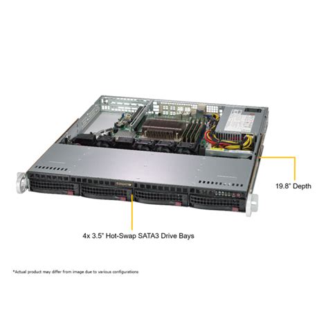 Supermicro 1U Mainstream SYS 5019C M SuperServer Supermicro EStore