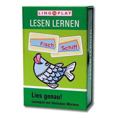 Lingoplay Lesen lernen Lies genau Lesespiel mit ähnlichen Wörtern