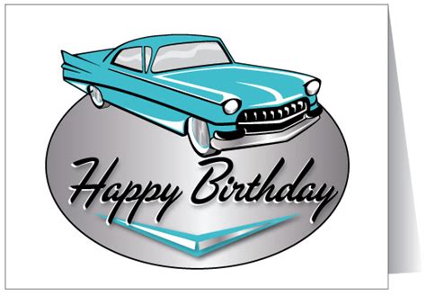 Classic Car Happy Birthday Free Clipart 53px Image 19