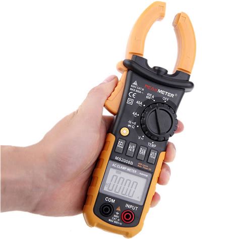 PEAKMETER Digital Clamp Multimeter Auto Range Data Hold Backlight