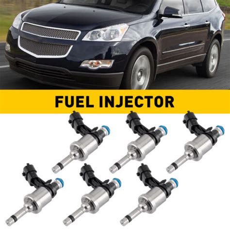 6X 12638530 Fuel Injectors For GM Chevrolet Camaro Traverse GMC Acadia