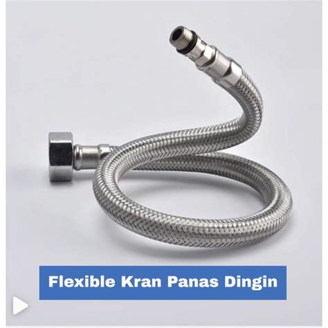 Jual Selang Fleksibel Flexible Hose Untuk Kran Wastafel Mixer Meja