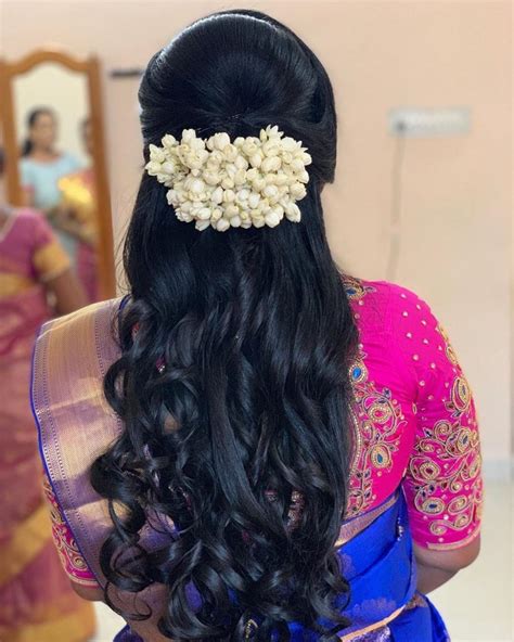 Simple Hairstyle For Indian Wedding