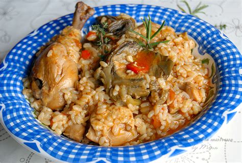 Cuina Amb La Mestressa Arroz Caldoso Con Pollo De Corral Y Alcachofas