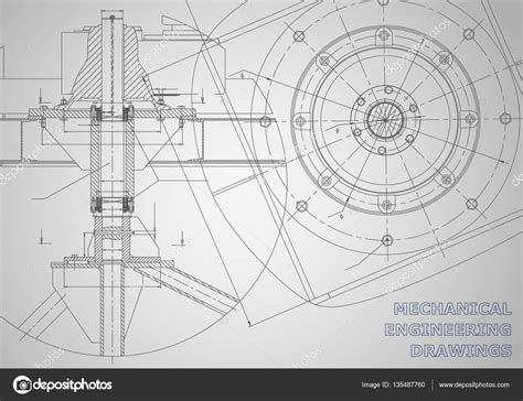 Diseño de ingeniería mecánica Vector de stock por Bubushonok 135487760