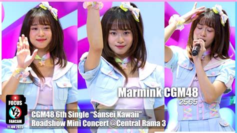 Marmink CGM48 Fancam 2565 CGM48 6th Single Sansei Kawaii Roadshow