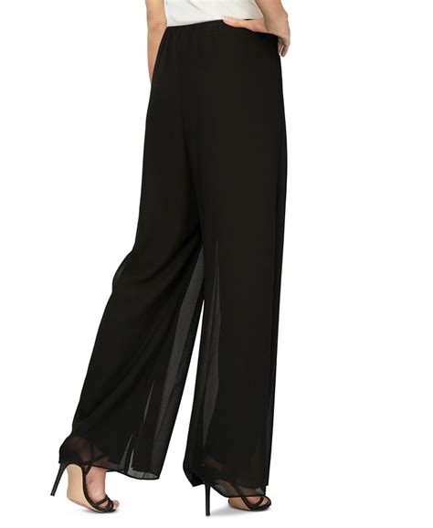 Alex Evenings Wide Leg Chiffon Pants Macys