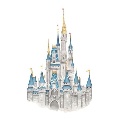 Disney Watercolor Castle