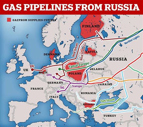 Russia Cuts Off Gas To Latvia After Supplies To Poland Finland