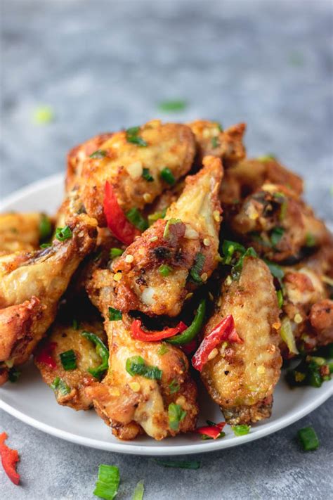 Salt And Pepper Chicken Wings My Active Kitchen