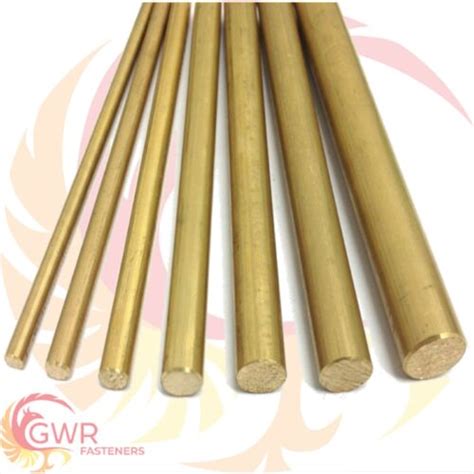 Brass Round Bar Rod CZ121 4mm 5mm 6mm 7mm 8mm 10mm 12mm 16mm 18mm