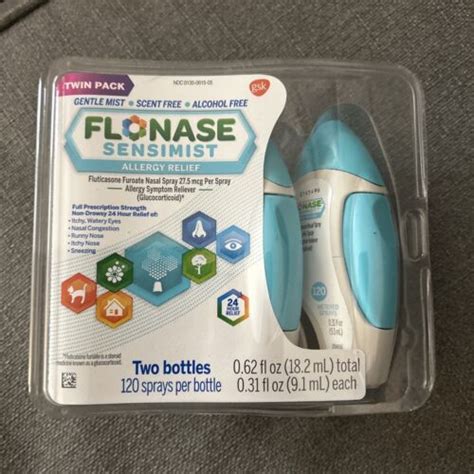 New Flonase Sensimist Nasal Spray 0 62oz 240 Sprays Exp Date 3 2026 353100202257 Ebay