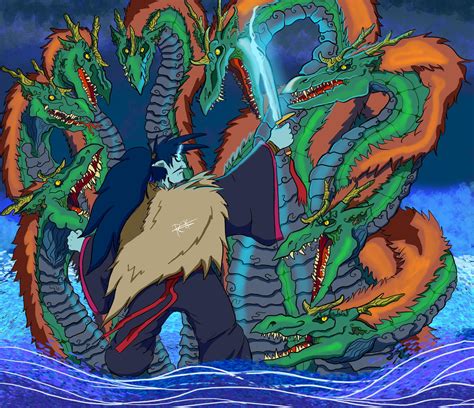 Susanoo v.s Yamato no Orochi by Reydoor on DeviantArt