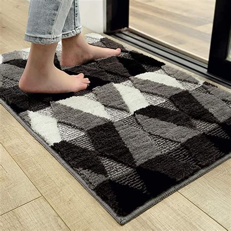 Dexi Door Mat Non Slip Absorbent Washable Entryway Mat Low Profile