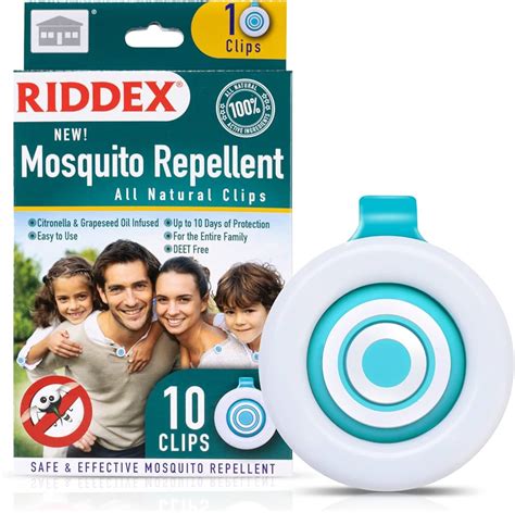 Amazon Riddex Mosquito Repellent Clips Pcs Deet Free