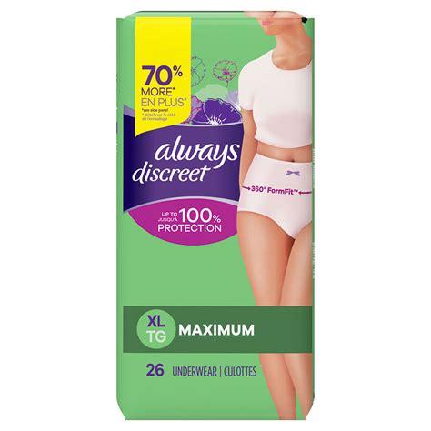 Always Discreet Underwear Maximum Extra Large 26s