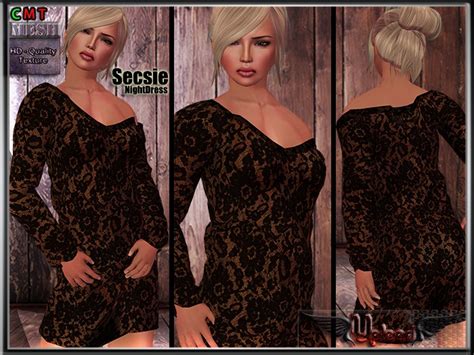 Second Life Marketplace Upload Secsie Nightdress Demo