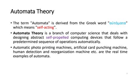 Solution Automata Theory Basics Studypool