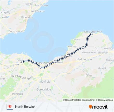 Scotrail Route Schedules Stops Maps North Berwick Updated