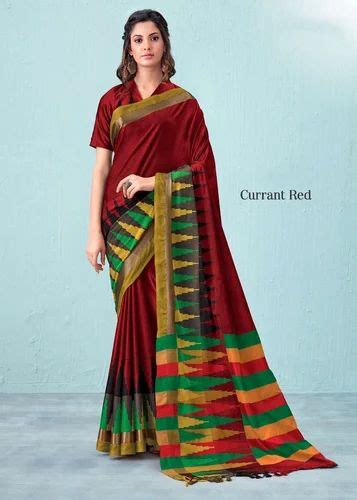 Pure Cotton Casual Wear Saree Length M At Rs In Surat Id