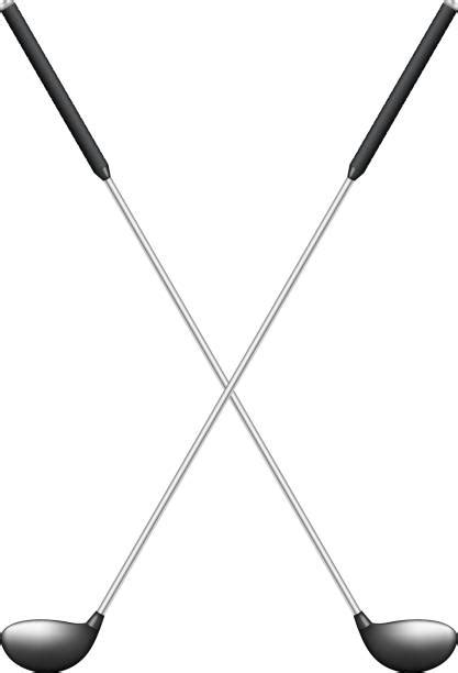 110 Golf Clubs Crossed Stock Illustrations Royalty Free Vector