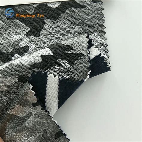 Polyester Spandex 4 Way Stretch Fabric Bonded TPU Film And Polyester