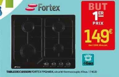 Promo Table De Cuisson Fortex Chez BUT ICatalogue Fr